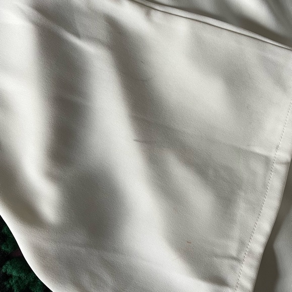 Zara Ivory high waisted w belt ankle jumpsuit - Picture 10 of 13